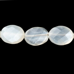 12x10-13x9mm Ceylon Moonstone faceted oval 8 inch 15 Beads (ONLINE ORDER ONLY)