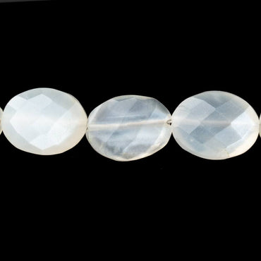 12x10-13x9mm Ceylon Moonstone faceted oval 8 inch 15 Beads (ONLINE ORDER ONLY)