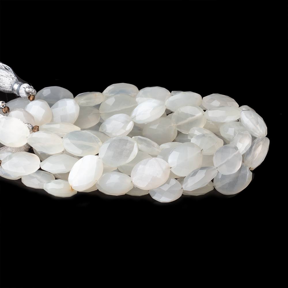 12x10-13x9mm Ceylon Moonstone faceted oval 8 inch 15 Beads (ONLINE ORDER ONLY)