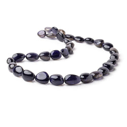 12x10-19x12mm Iolite Plain Nugget Beads 20 inch 32 pieces AAA (ONLINE ORDER ONLY)