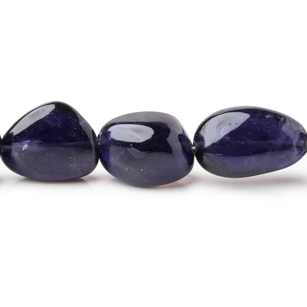 12x10-19x12mm Iolite Plain Nugget Beads 20 inch 32 pieces AAA (ONLINE ORDER ONLY)