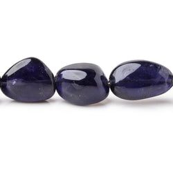 12x10-19x12mm Iolite Plain Nugget Beads 20 inch 32 pieces AAA (ONLINE ORDER ONLY)