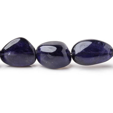 12x10-19x12mm Iolite Plain Nugget Beads 20 inch 32 pieces AAA (ONLINE ORDER ONLY)