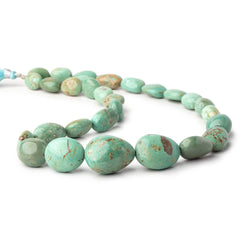 12x10-23x19mm Persian Turquoise plain nugget beads 18 inch 28 pieces (ONLINE ORDER ONLY)