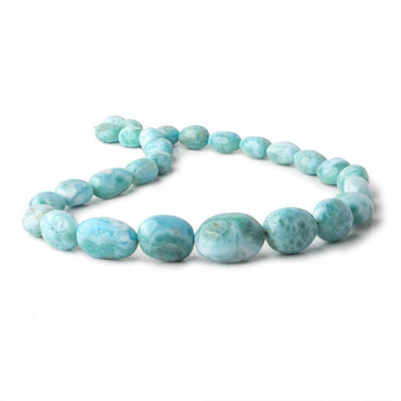 12x10-24x18mm Larimar plain nugget beads 18 inch 28 pieces A (ONLINE ORDER ONLY)