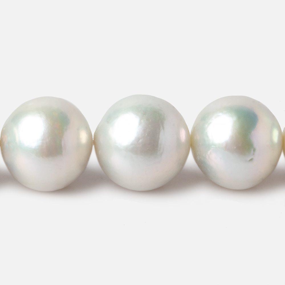 12x11-14.5x14mm Off White Off Round Freshwater Pearls 18 inch 35 pieces AA (ONLINE ORDER ONLY)