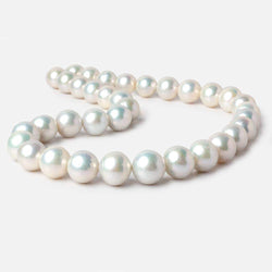 12x11-14.5x14mm Off White Off Round Freshwater Pearls 18 inch 35 pieces AA (ONLINE ORDER ONLY)