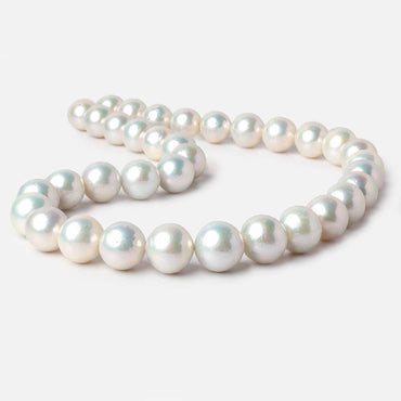 12x11-14.5x14mm Off White Off Round Freshwater Pearls 18 inch 35 pieces AA (ONLINE ORDER ONLY)