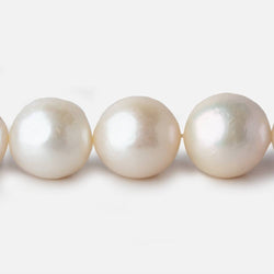 12x11-14.5x15mm Off White Near Round Freshwater Pearl 17 inch 33 pieces A (ONLINE ORDER ONLY)