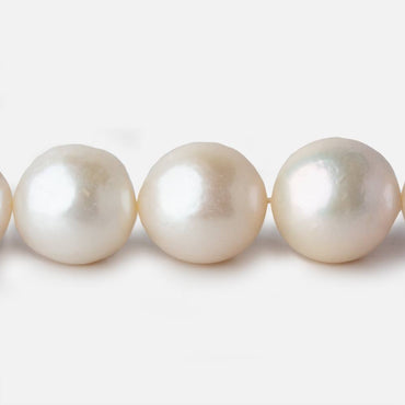 12x11-14.5x15mm Off White Near Round Freshwater Pearl 17 inch 33 pieces A (ONLINE ORDER ONLY)
