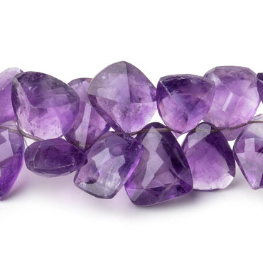 12x11-16x13mm Amethyst Top Drill Faceted Free Shape Beads 7 inch 34 pieces (ONLINE ORDER ONLY)