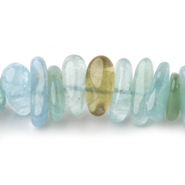 12x11-17x9mm Multi Color Beryl Plain Nugget Beads 16.5 inch 83 pieces (ONLINE ORDER ONLY)