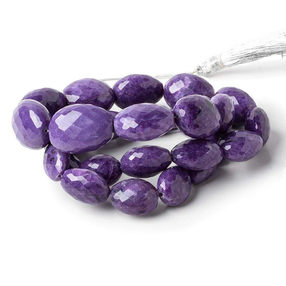 12x11-22x16.5mm Ultra Purple Charoite faceted nugget beads 19 inches 29 pieces AAA (ONLINE ORDER ONLY)