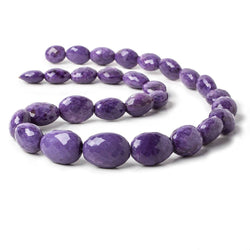 12x11-22x16.5mm Ultra Purple Charoite faceted nugget beads 19 inches 29 pieces AAA (ONLINE ORDER ONLY)