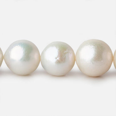 12x12-14.5x15mm Off White Near Round Freshwater Pearl 17 inch 33 pieces A (ONLINE ORDER ONLY)