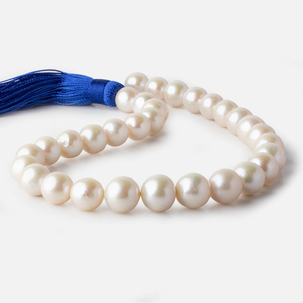 12x12.5-15x14mm Off White Near Round Freshwater Pearl 16 inch 31 pieces A (ONLINE ORDER ONLY)