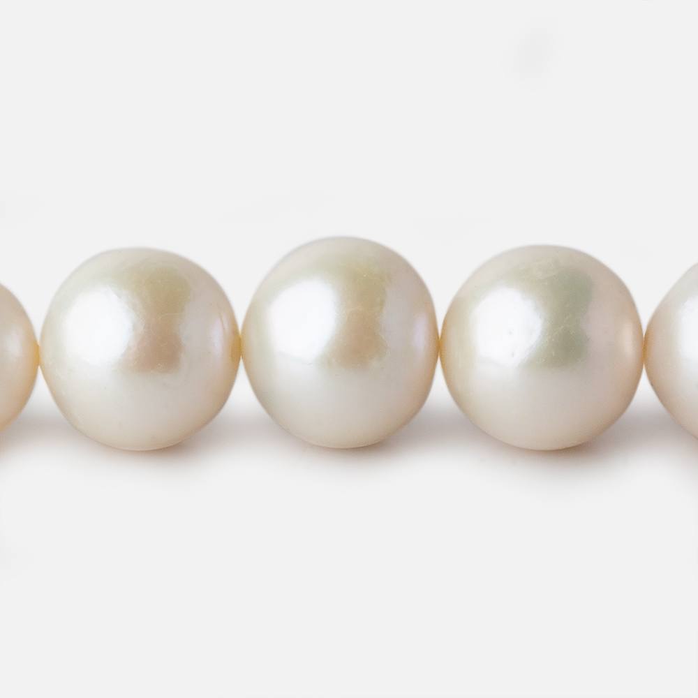 12x12.5-15x14mm Off White Near Round Freshwater Pearl 16 inch 31 pieces A (ONLINE ORDER ONLY)