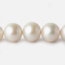 12x12.5-15x14mm Off White Near Round Freshwater Pearl 16 inch 31 pieces A (ONLINE ORDER ONLY)