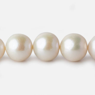 12x12.5-15x14mm Off White Near Round Freshwater Pearl 16 inch 31 pieces A (ONLINE ORDER ONLY)