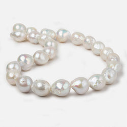 12x13-14x16mm Off White Ultra Baroque Freshwater Pearl 16 inch 29 pieces A (ONLINE ORDER ONLY)