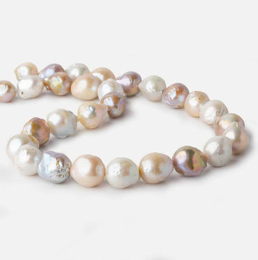 12x13-14x16mm Tri Color Ultra Baroque Freshwater Pearl 16 inch 28 pieces (ONLINE ORDER ONLY)