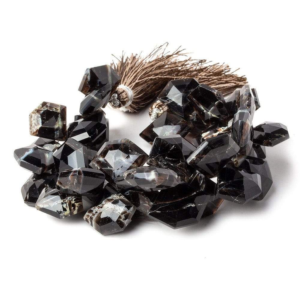 12x14-13x17mm Rapid City Jasper faceted pentagons 6 inch 38 beads AAA (ONLINE ORDER ONLY)