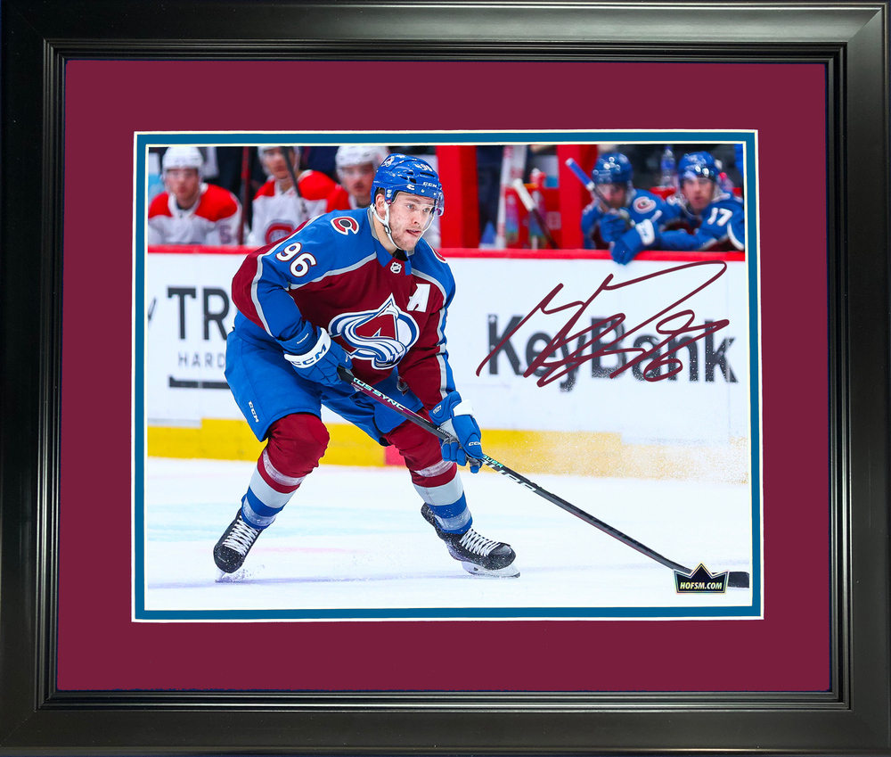 Framed Mikko Rantanen Facsimile Laser Engraved Signature Auto 11"x14" Hockey Photo HOFSM Holo (ONLINE ORDER ONLY)