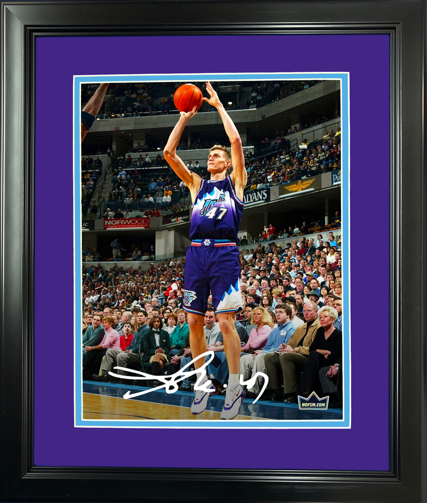 Framed Andrei Kirilenko Facsimile Laser Engraved Signature Auto 11"x14"Basketball Photo HOFSM Holo (ONLINE ORDER ONLY)