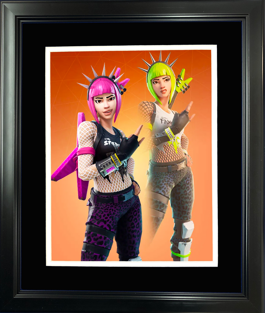 Framed Power Chord Legendary Fortnite Skin 11"x14"Video Game Photo (ONLINE ORDER ONLY)