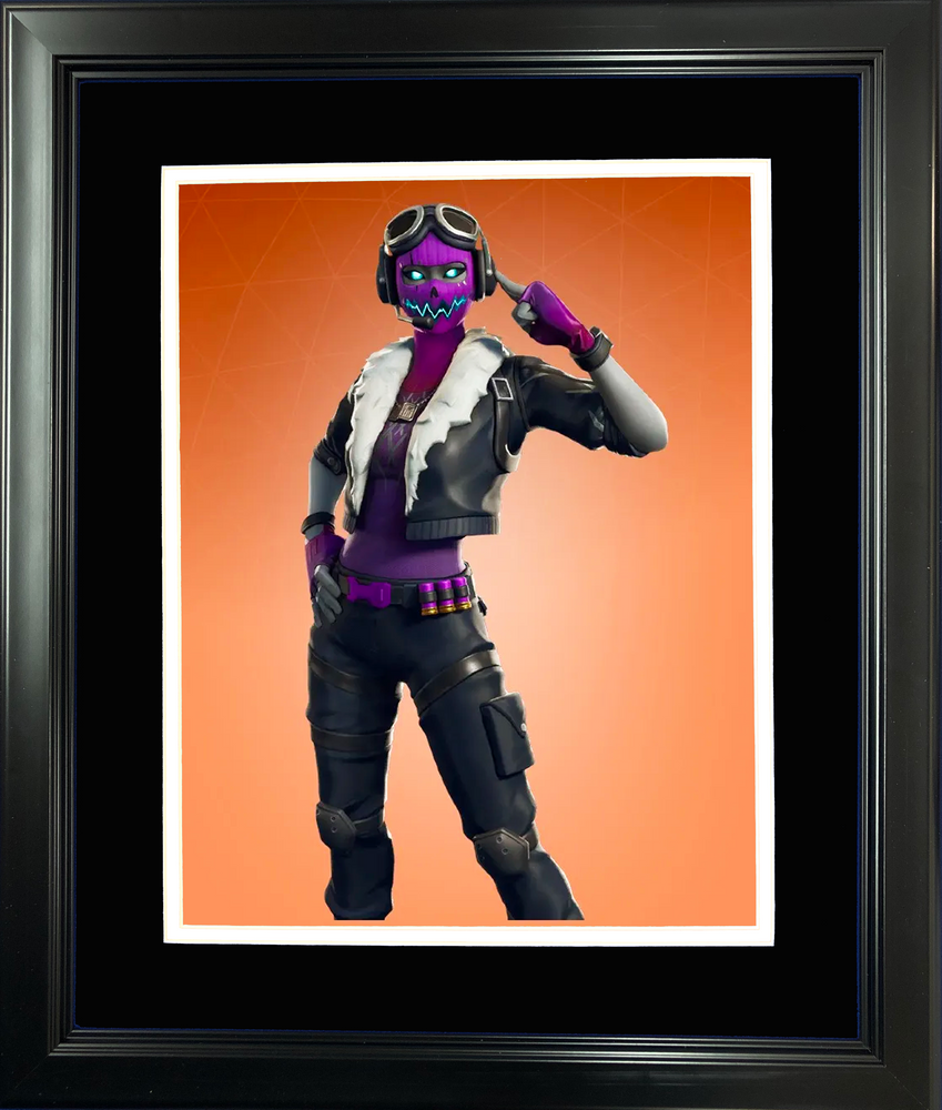 Framed Velocity (Flightmare) Legendary Fortnite Skin 11"x14" Video Game Photo (ONLINE ORDER ONLY)