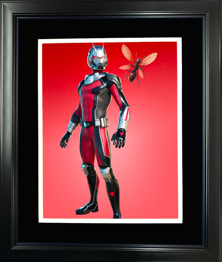 Framed Ant-Man Marvel Fortnite Skin 11"x14"Video Game Photo (ONLINE ORDER ONLY)