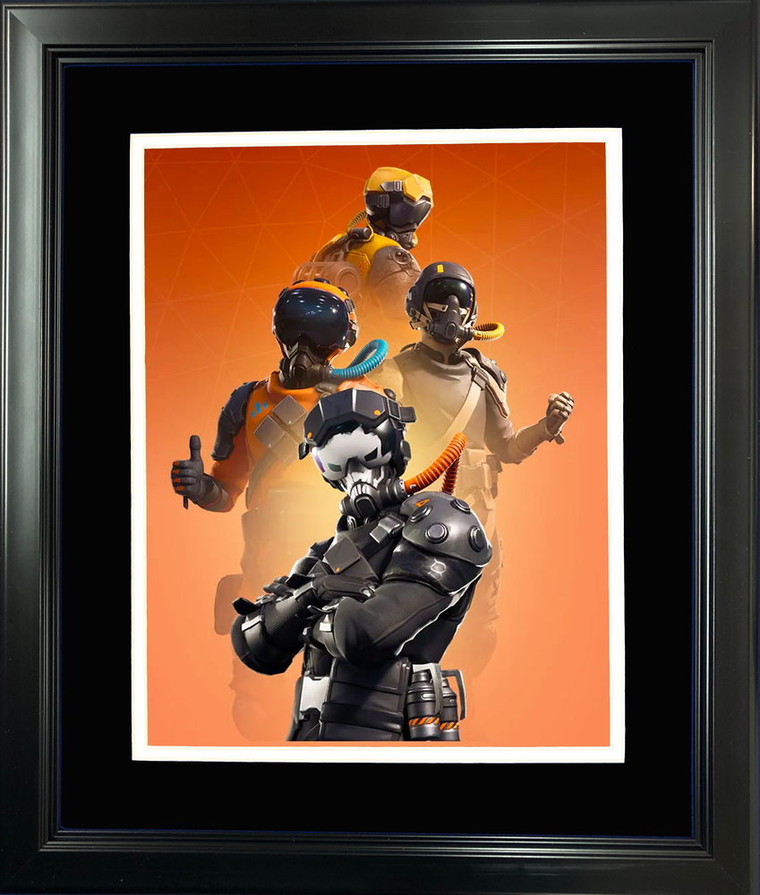 Framed Supersonic Legendary Fortnite Skin 11"x14" Video Game Photo (ONLINE ORDER ONLY)