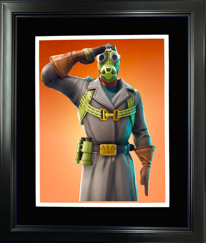 Framed Sky Stalker Legendary Fortnite Skin 11"x14"Video Game Photo (ONLINE ORDER ONLY)