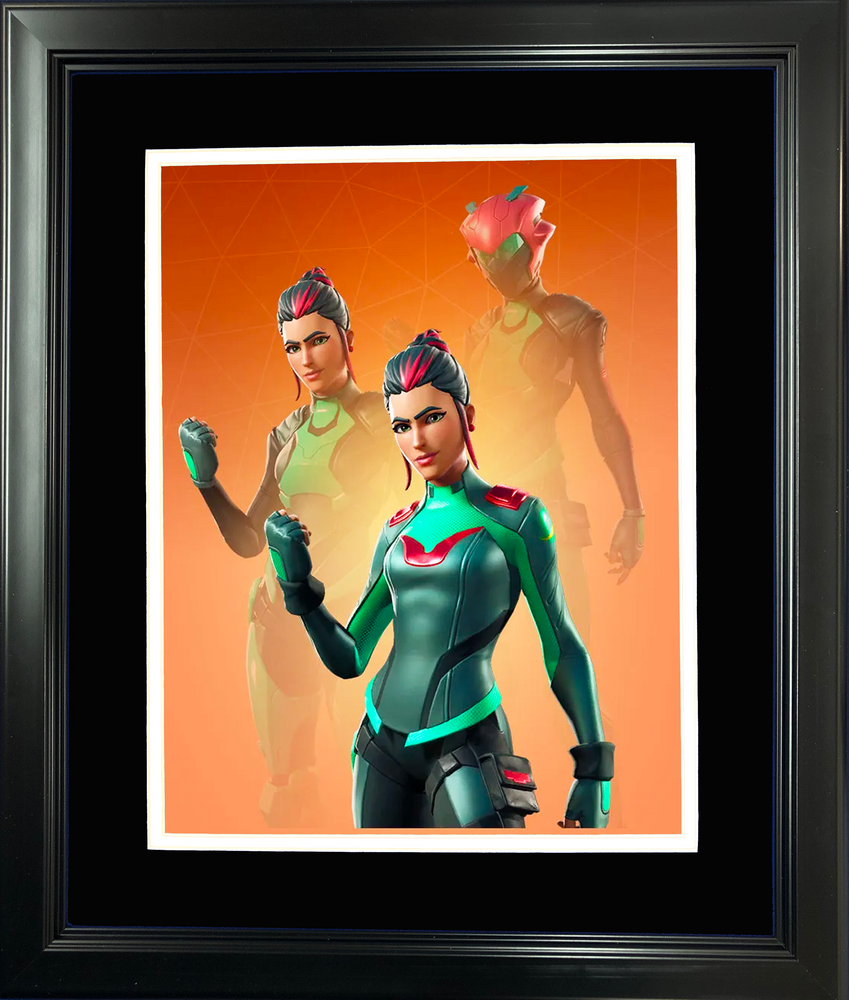 Framed Singularity Legendary Fortnite Skin 11"x14"Video Game Photo (ONLINE ORDER ONLY)
