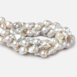 12x17-13x22mm Off White Ultra Baroque Freshwater Pearls 16 inch 17 pieces AA grade (ONLINE ORDER ONLY)