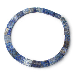 12x17-20x23mm Natural & Polished Lapis Lazuli Fancy Shape Collar 25 Beads (ONLINE ORDER ONLY)