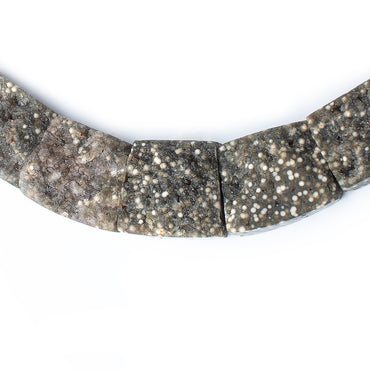 12x17-20x24mm Natural Ocean Jasper Fancy Shape Collar 25 Beads (ONLINE ORDER ONLY)