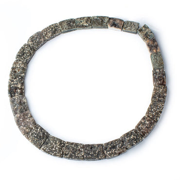 12x17-20x24mm Natural Ocean Jasper Fancy Shape Collar 25 Beads (ONLINE ORDER ONLY)
