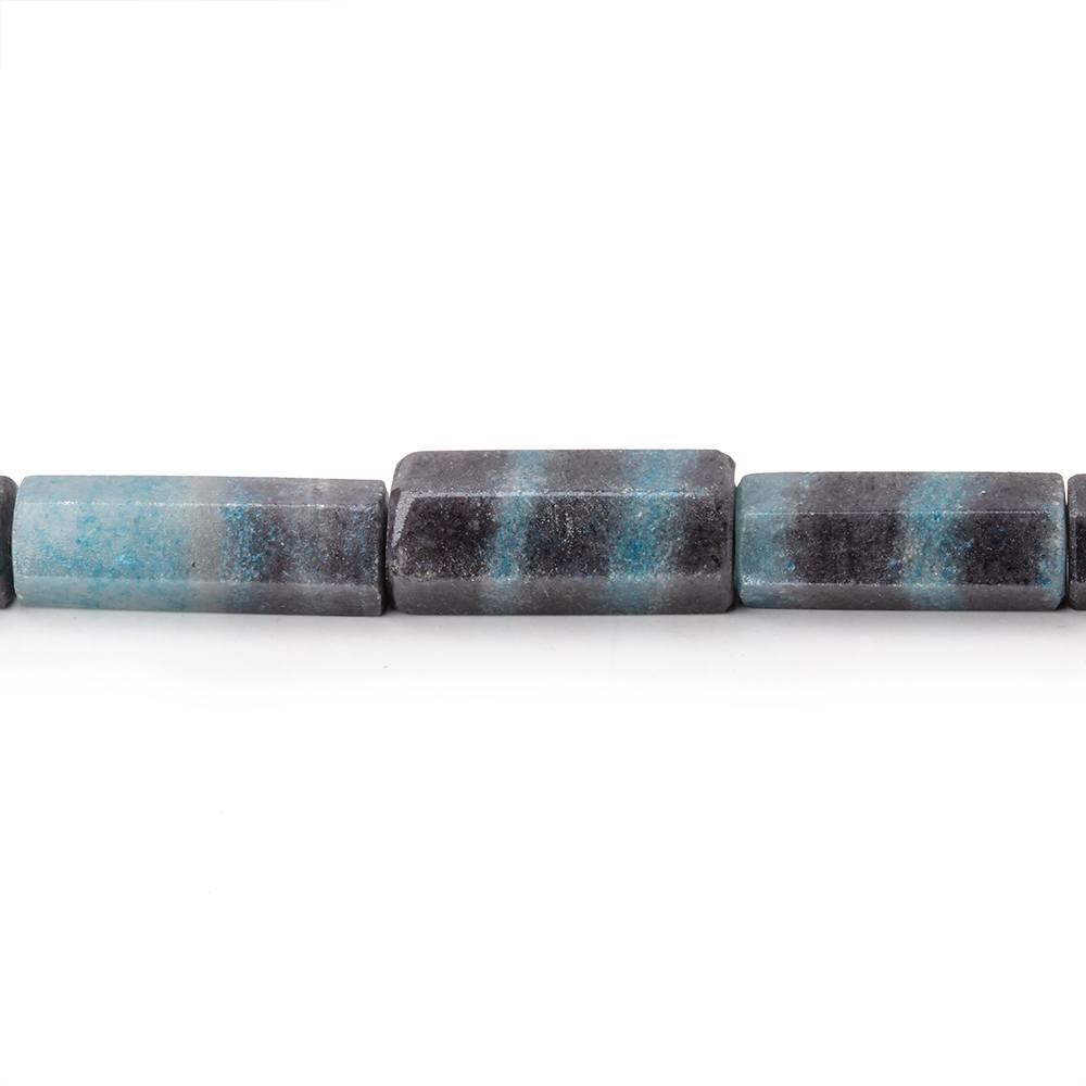 12x6-25x7mm Rare Paraiba Quartz Faceted Tube Beads 18 inch 23 pieces AAA (ONLINE ORDER ONLY)