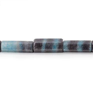12x6-25x7mm Rare Paraiba Quartz Faceted Tube Beads 18 inch 23 pieces AAA (ONLINE ORDER ONLY)