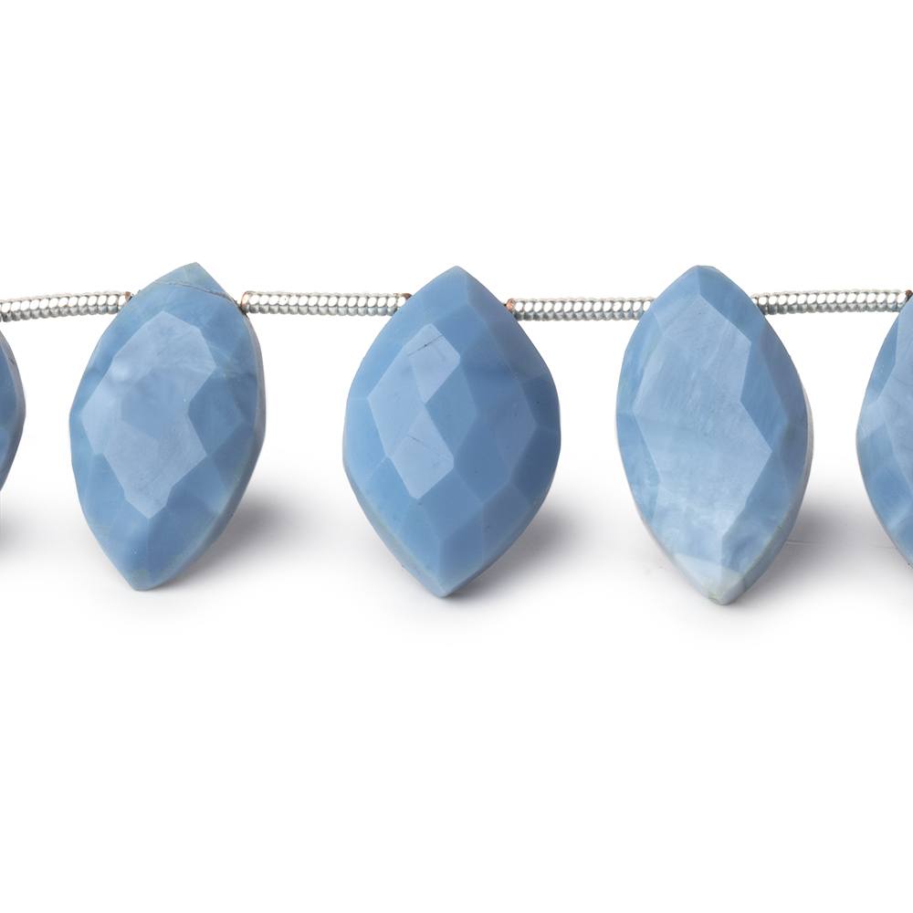 12x7-18x10mm Owyhee Blue Opal Faceted Marquise Beads 8 inch 16 pieces (ONLINE ORDER ONLY)