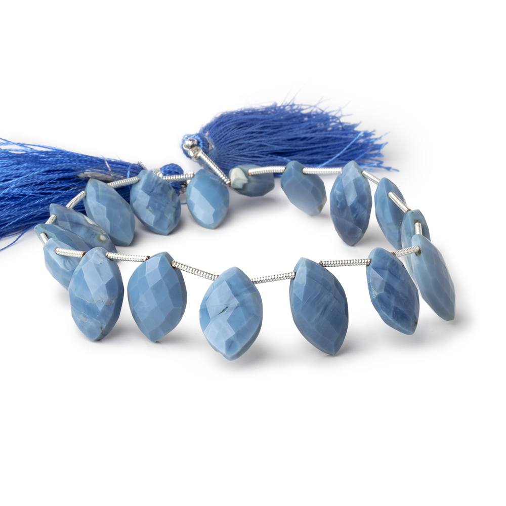 12x7-18x10mm Owyhee Blue Opal Faceted Marquise Beads 8 inch 16 pieces (ONLINE ORDER ONLY)