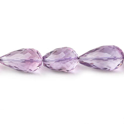 12x7-19x10mm Pink Amethyst Faceted Tear Drop Beads 8 inch 14 pieces (ONLINE ORDER ONLY)
