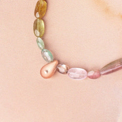 12x7mm Rose Gold Plated Copper Brushed Tear Drop Set of 6 Beads (ONLINE ORDER ONLY)