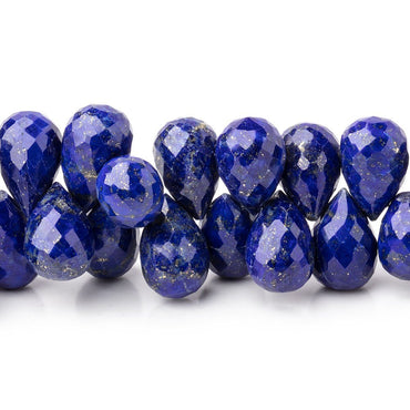 12x8-13x9mm Lapis Lazuli Faceted Tear Drop Beads 8 inch 52 pieces (ONLINE ORDER ONLY)