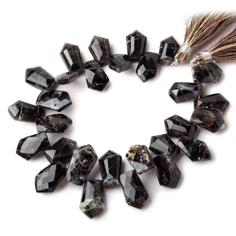 12x8-17x10mm Rapid City Jasper top drilled Faceted Shield beads 8 inch 28 pieces AAA (ONLINE ORDER ONLY)