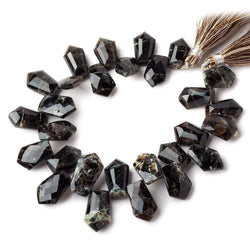 12x8-17x10mm Rapid City Jasper top drilled Faceted Shield beads 8 inch 28 pieces AAA (ONLINE ORDER ONLY)