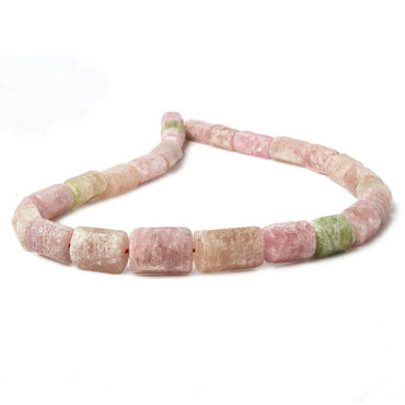12x8-20x12mm Matte Multi Tourmaline natural crystal beads 16 inch 25 pieces A (ONLINE ORDER ONLY)