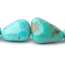 12x8-22x16mm Sleeping Beauty Turquoise Plain Nuggets 18 inch 32 Beads AAA (ONLINE ORDER ONLY)