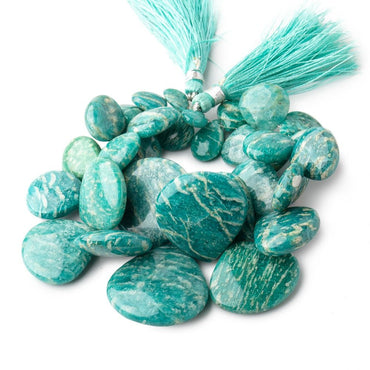 12x8-30mm Russian Amazonite Plain Hearts & Pears 8 inch 33 Beads (ONLINE ORDER ONLY)